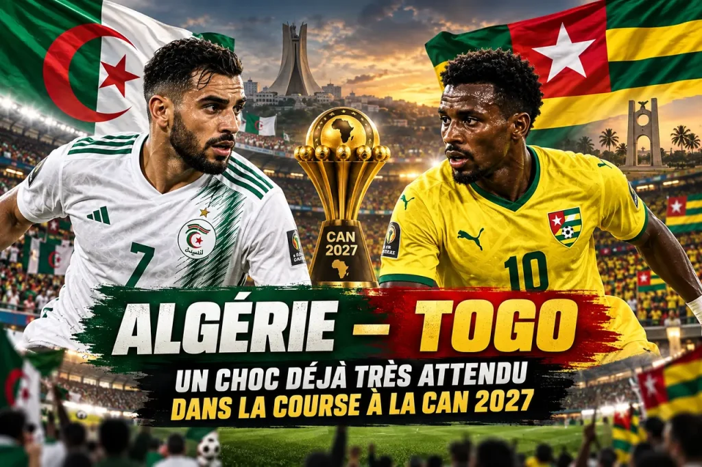 Algérie–Togo : un choc déjà très attendu dans la course à la CAN 2027