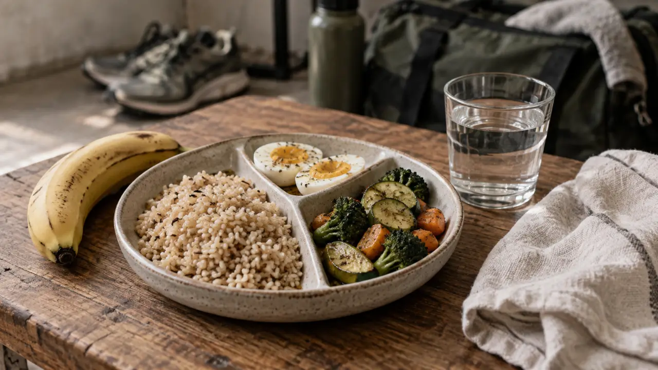 Alimentation et sport : assiette avant l’entraînement