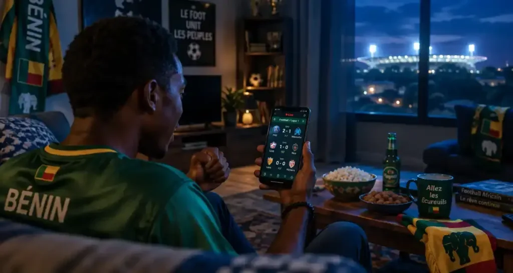 Les grands matchs du week-end à suivre sur smartphone pour les passionnés de football au Bénin