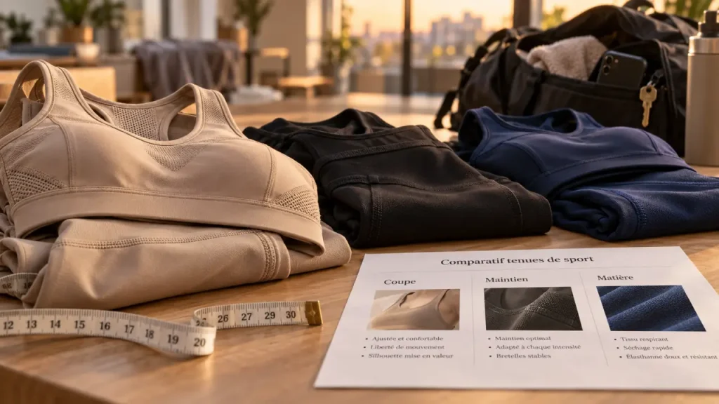 Quelle marque de vêtements de sport choisir ? Coupe, maintien et budget à comparer
